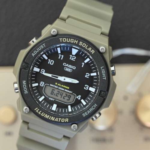 Montres Company 香港註冊公司 (32年老店) 卡西歐 CASIO 光動能 100米防水 AQ-S820...