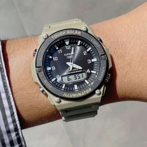 Montres Company 香港註冊公司 (32年老店) 卡西歐 CASIO 光動能 100米防水 AQ-S820...