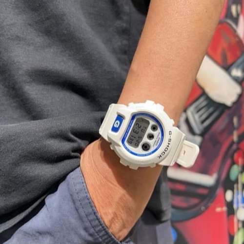 Montres Company 香港註冊公司 (32年老店) 卡西歐 CASIO G-SHOCK DW-6900HDS-7 白藍...