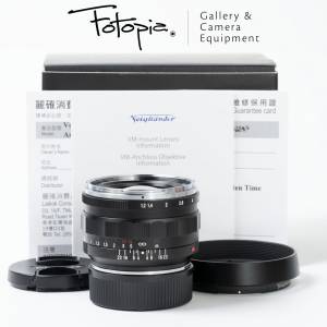 || Voigtlander Nokton VM 40mm F1.2 ASPHERICAL, full packing & LH-8 hood ||