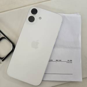 iPhone 16 plus 256gb,港版雙卡，完美冇花，電池健康度100,有套有貼！有單有保至26...