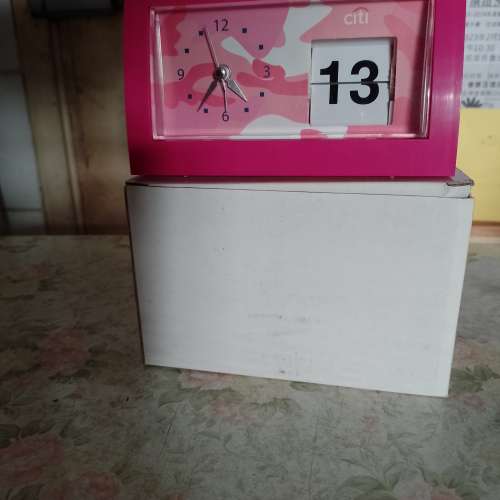 Citibank行針，日曆電鐘