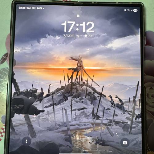 Samsung Z Fold 6 12+512GB 官店白色 連Spigen Clear case