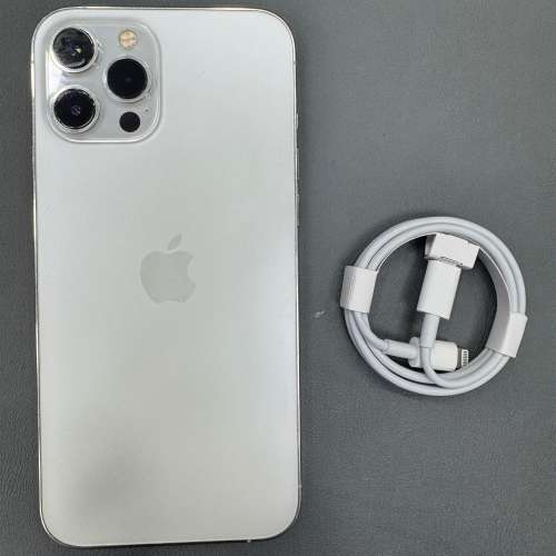 90%New iPhone 12 Pro Max 128GB 白色 電池94% 有配件 自用首選超值