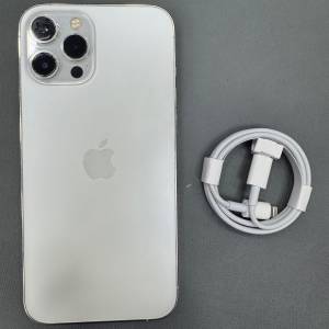 90%New iPhone 12 Pro Max 128GB 白色 電池94% 有配件 自用首選超值