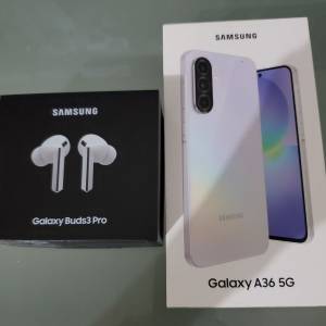 Samsung Galaxy A36 (8+256GB) 亮薰紫色 +Galaxy Buds 3 pro