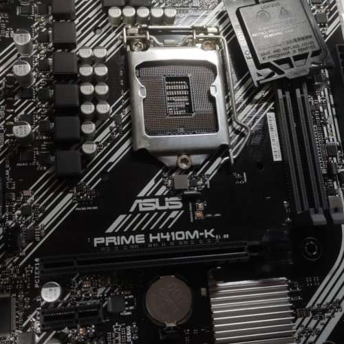 ASUS H410M-K Micro ATX主版 ((正版Window10Pro跟序號)) Socket 1200 支援 第10代 ...