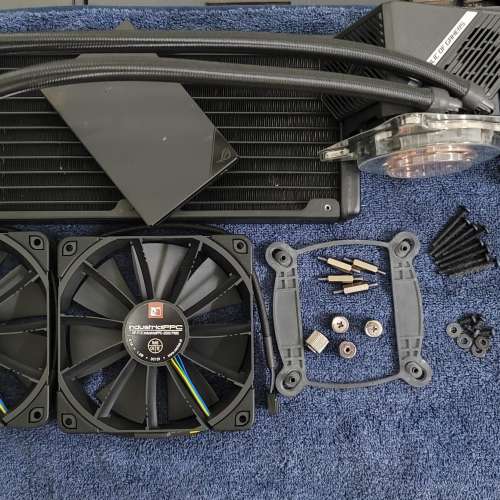 【風扇價】ASUS ROG RYUJIN 240二代 CPU水冷散熱器 兩把全新原裝Noctua (貓頭鷹)NF...