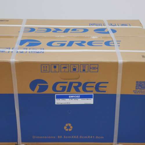 【全新】GREE 格力 GWV35Z 1.5匹 / 匹半 雙黑鑽 變頻淨冷 窗口式冷氣機