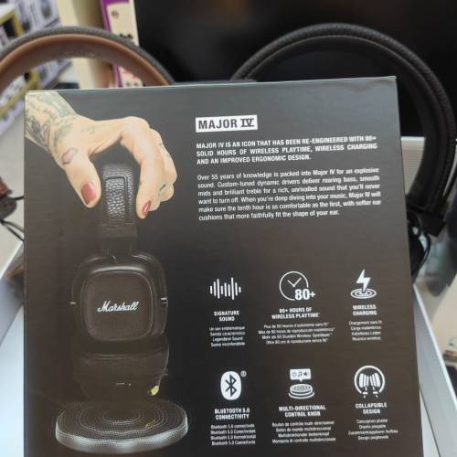 華強北-協作店-華強北同款-marshall頭戴式藍牙4代耳機