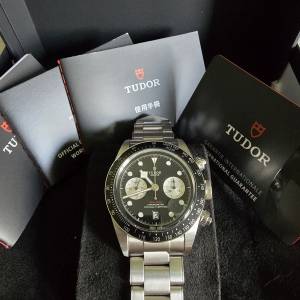 帝舵Tudor Black Bay Chrono，黑面熊貓，99.99%新，24年10月周大福買