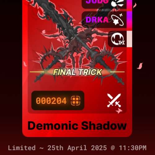 Roblox Death Ball Demonic Shadow