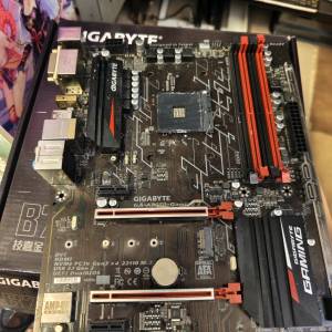 技嘉B350 Gaming3 有背板正常使用送散熱器