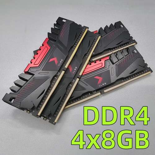 DDR4【4x8GB|3200MHz|CL16】PNY RAM 32GB|內存|記憶體