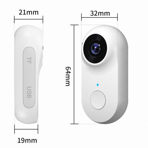 WIFI拇指相机高清运动记录仪运动相机摩托车骑行车录像机 宠物相机