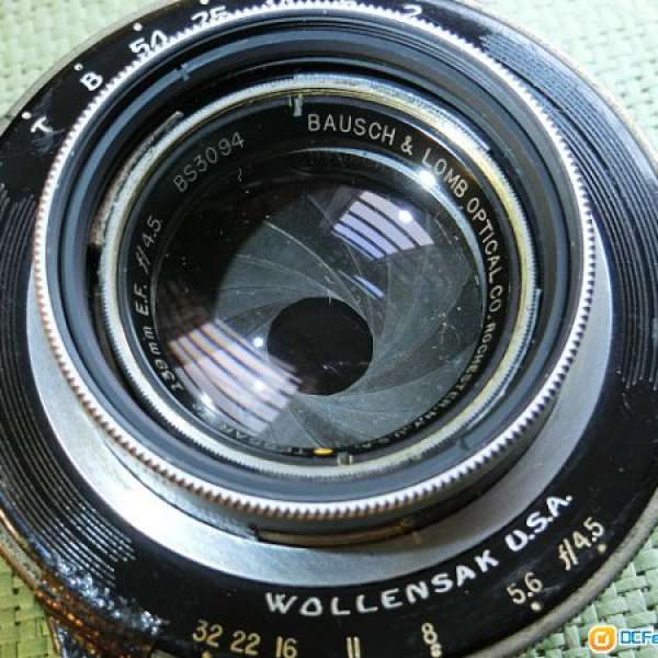 5x7 Bausch and Lomb Tessar 黃點大片幅美國博士139/4.5(A7m43eos---