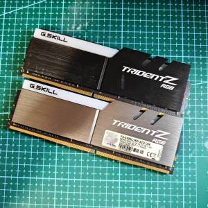 G.SKILL Trident Z RGB DDR4 32GB Kit(2x16GB) 3200 c16 RAM芝奇 幻光戟