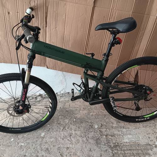 MONTAGUE 軍綠色單車