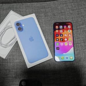 iPhone 16 plus 512 電 98 港版 有保養到9月20
