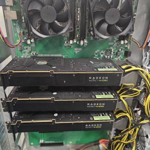 AMD Instinct Mi50 16GB HBM2顯示卡 三張