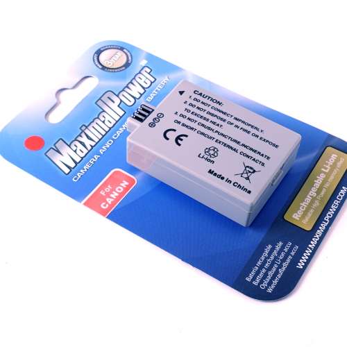 Maximal Power 900mAh LPE5 代用電池 Generic Battery for Canon LP-E5