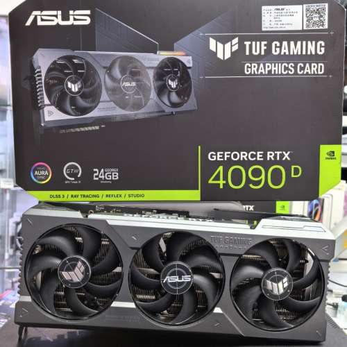 ASUS TUF RTX 4090D 顯示卡 行貨漢科保養 三日免費試玩 旺角門市交收試卡 RTX 5090...