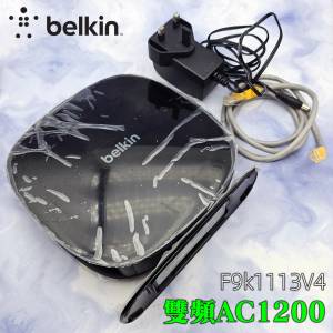 🌐Belkin【雙頻WIFI 5|AC1200】F9K1113V4 DB Dual-Band Router 無線上網寬頻|路由...