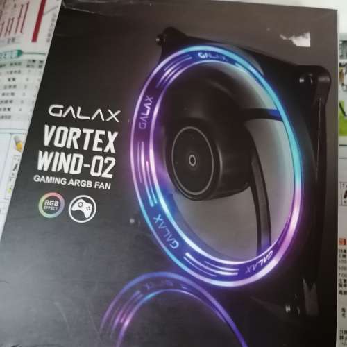 全新品 GALAX VORTEX WIND-02 ARGB FAN 2 個