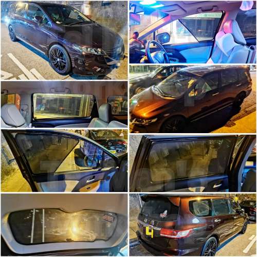 Honda ODYSSEY RB3 全車磁石濾光窗網太陽擋