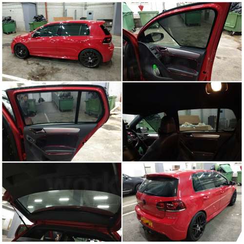 VE GOLF 全車磁石濾光窗網太陽擋