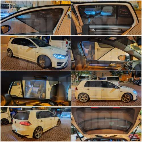MK5 MK6 MK7 GOLF 全車磁石濾光窗網太陽擋