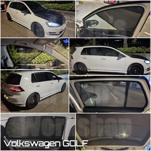 MK6 MK7 GOLF 全車磁石濾光窗網太陽擋