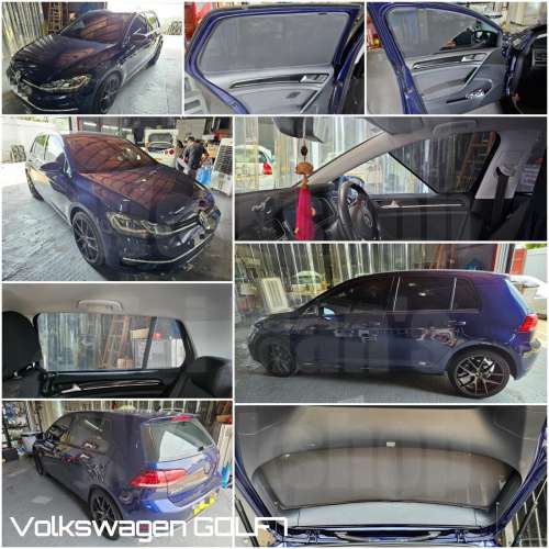 MK6 MK7 GOLF 全車磁石濾光窗網太陽擋