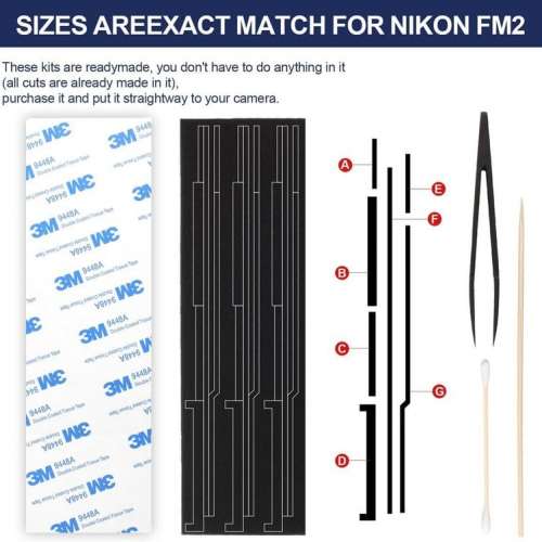 eTone Ultra Light Seal Foam Sponge For For Nikon FM, FM2, FE, FE2 防漏光海綿