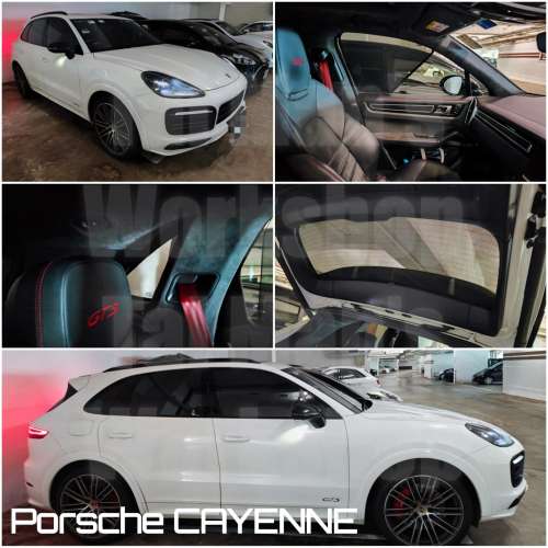 保時捷 CAYENNE 全車磁石濾光窗網太陽擋