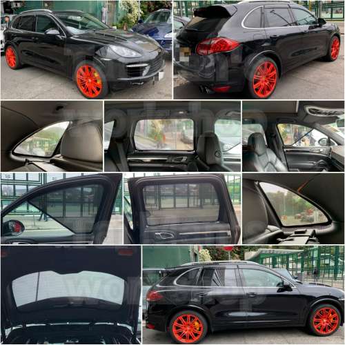 保時捷 CAYENNE 全車磁石濾光窗網太陽擋