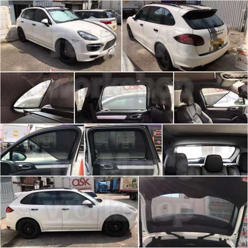CAYENNE 全車磁石濾光窗網太陽擋