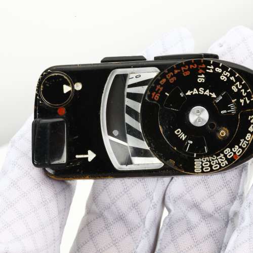 Leica Light Meter MR-4 black paint working cond. ROLLEICA™ Overhaul, new bat...