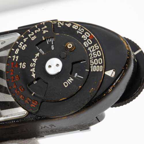 Leica Light Meter MR-4 black paint working cond. ROLLEICA™ Overhaul, new bat...