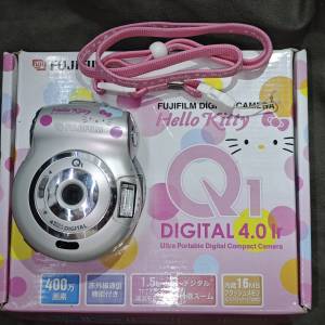 Fujifilm Q1 CCD 富士 hello Kitty 特別限量版 有盒冇單 配件整齊 98%new 功能對焦...