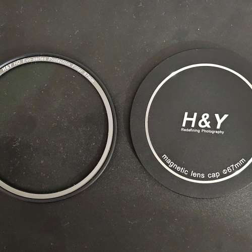 H&Y HD EVO-Series Magnetic Protection (UV) Filter 67mm and Magnetic Cover