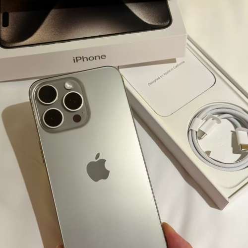 iphone15 pro max 512GB港版手機 電池容量100% 機身新净