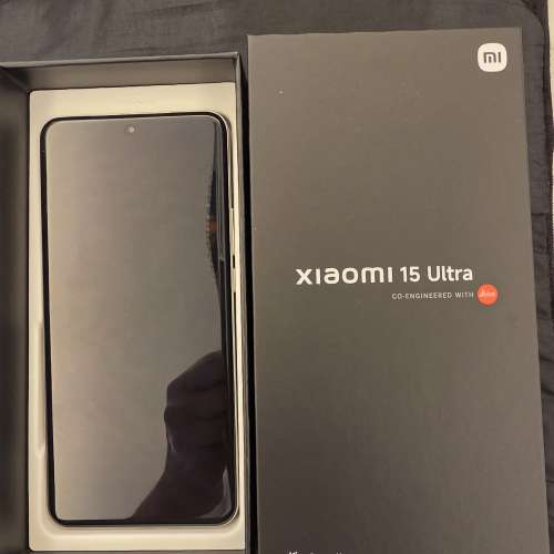 小米15 Ultra 16GB+512GB 黑銀色 香港行貨