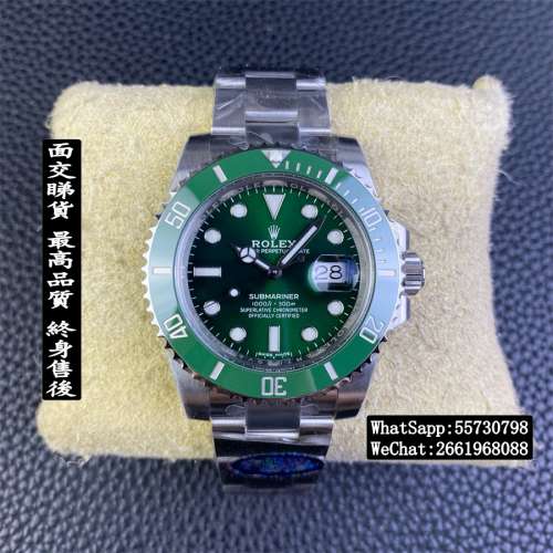 Rolex 勞力士 submariner 116610LV-0002 40mm 綠水鬼 綠綠