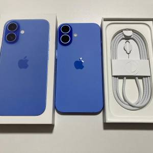 電池100%充電76次外觀全新 iPhone 16 512gb ultramarine HK version AppleCare to ...