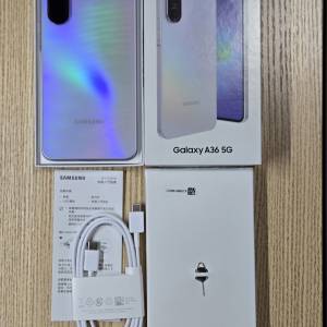 99.99%新 SAMSUNG Galaxy A36 (8+128) 亮薰紫色 豐澤行貨(延長一年保養)