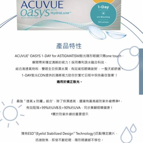 ACUVUE 透明隱形眼鏡