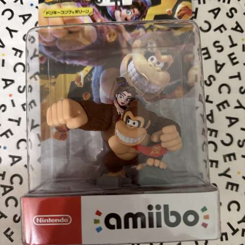 全新Switch 2咚奇剛 蕉力全開 amiibo公仔