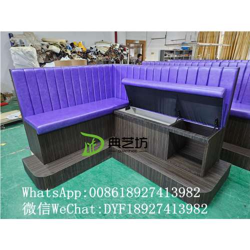 紫色高級沙發，酒吧梳化，歌房梳化訂造，夜總會梳化，儲物酒吧梳化，BS7176防火證書...