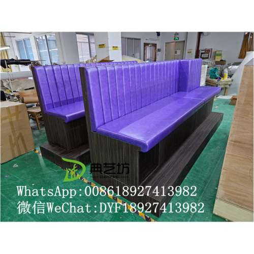 紫色高級沙發，酒吧梳化，歌房梳化訂造，夜總會梳化，儲物酒吧梳化，BS7176防火證書...